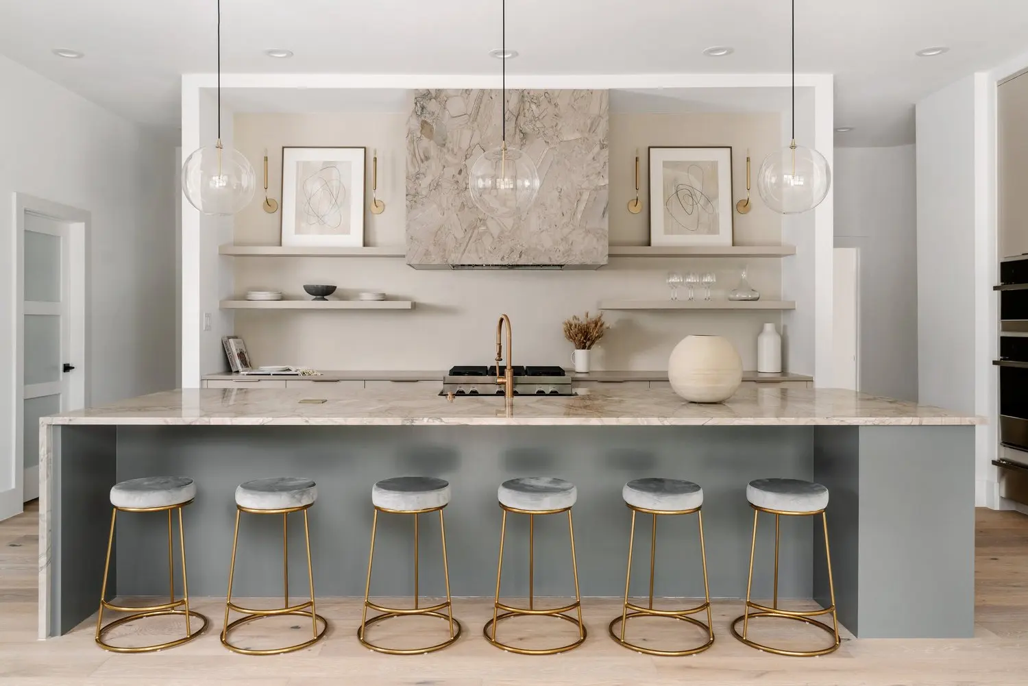 Inside the studio — a considered, material-rich interior